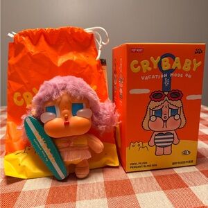 CryBaby Vacation Mode On Series Vinyl Plush Pendant - Lets Surf
